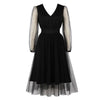 Rochie Vintage Black Dots