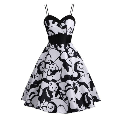 Rochie Panda De Epocă