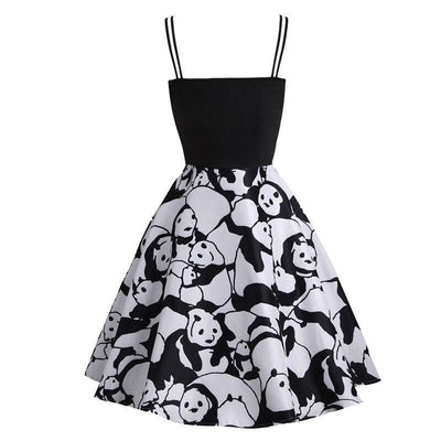 Rochie Panda De Epocă