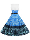 Rochie Albastră Vintage