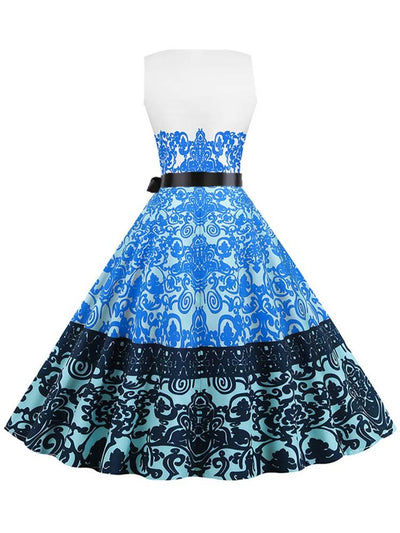 Rochie Albastră Vintage