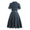 Rochie Vintage Pin Up Business Cu Guler