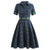Rochie Vintage Pin Up Business Cu Guler