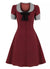 Rochie Vintage Pin Up Checkerboard
