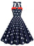 Rochie Pin Up Vintage Imprimată Sua