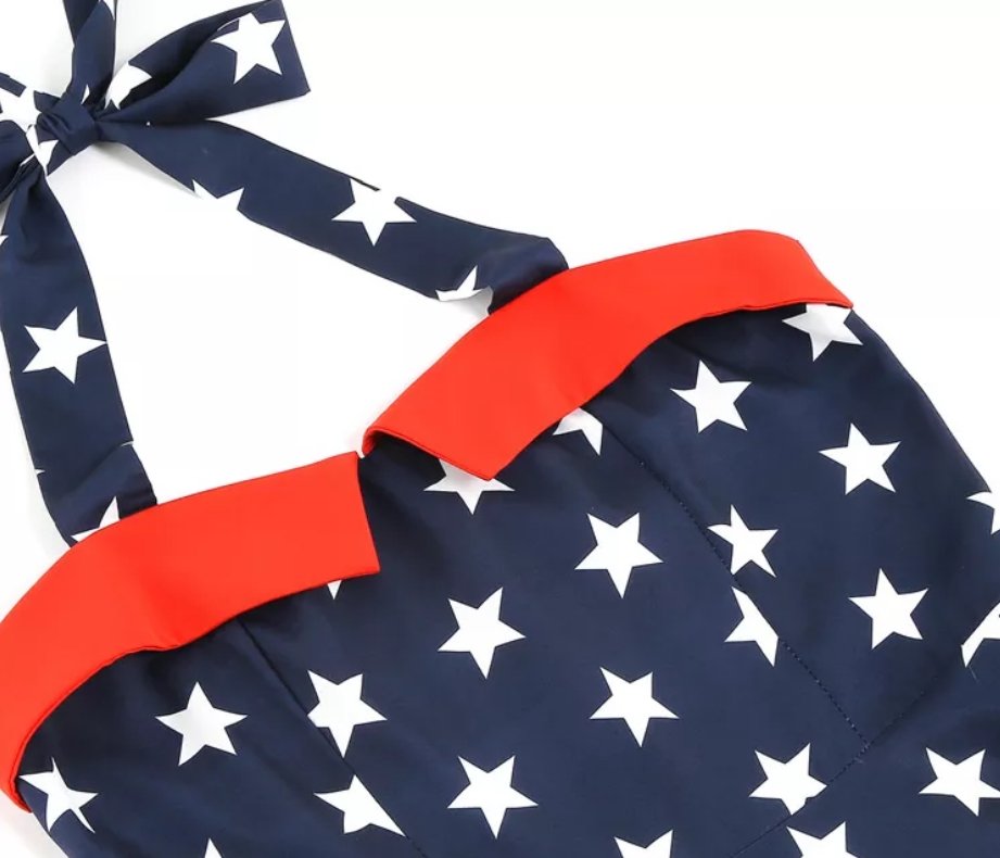 Rochie Pin Up Vintage Imprimată Sua