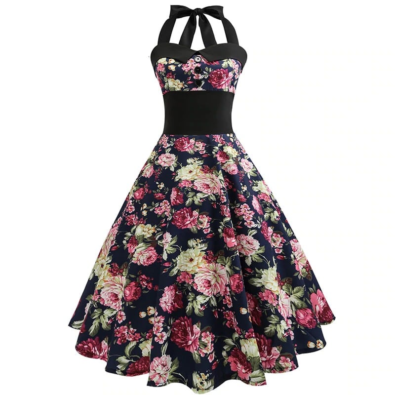 Rochie Vintage Pin-Up Kitsch