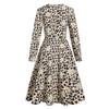 Rochie Vintage Pin Up Leopard