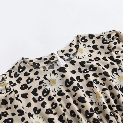 Rochie Vintage Pin Up Leopard