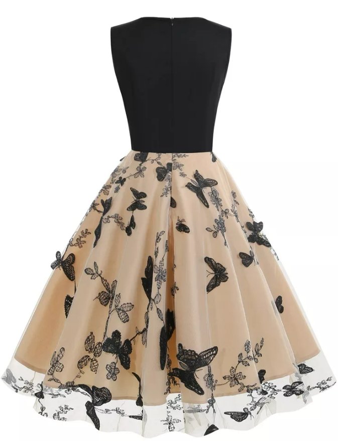 Rochie Vintage Pin Up Butterfly
