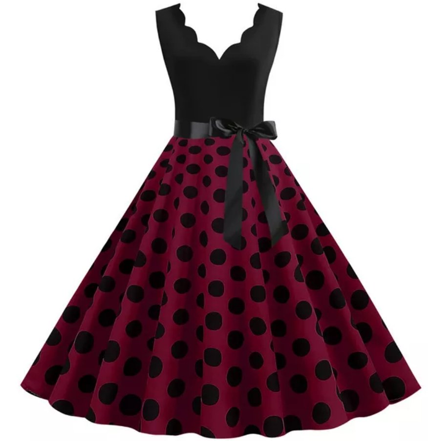 Rochie Pin Up Mov De Epocă