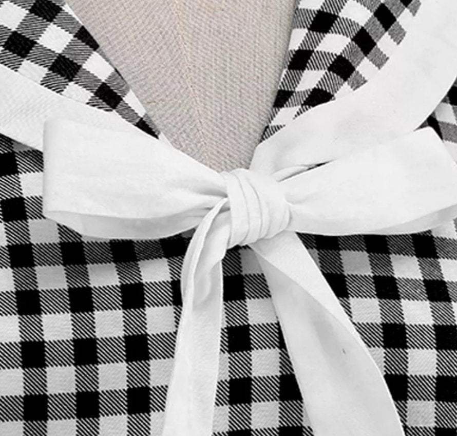 Rochie Vintage Pin Up In Carouri Neagra