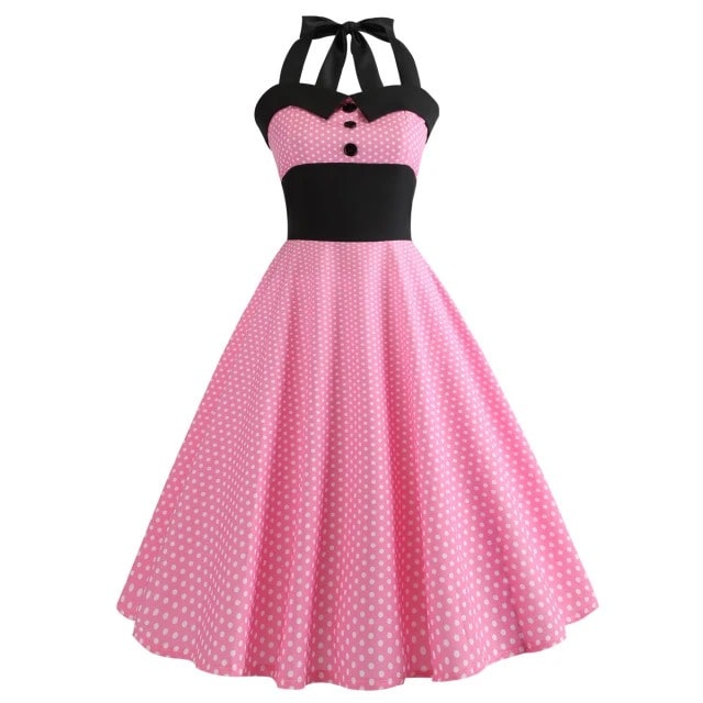 Rochie Pin-Up Vintage Buline Roz