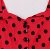 Rochie Pin Up Vintage Buline Rosii