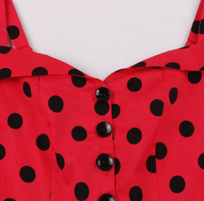 Rochie Pin Up Vintage Buline Rosii