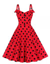 Rochie Pin Up Vintage Buline Rosii