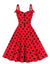 Rochie Pin Up Vintage Buline Rosii