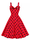 Rochie Pin Up Vintage Buline Rosii