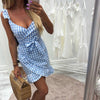 Rochie De Plajă Albastră De Epocă