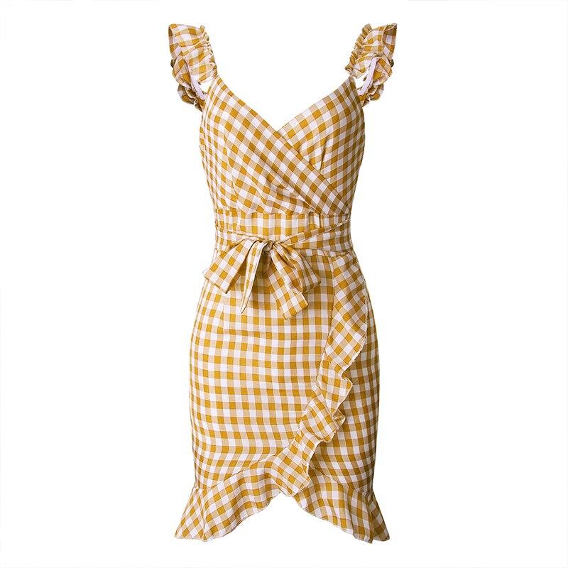 Rochie De Plajă Galbenă De Epocă