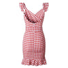 Rochie De Plajă Roșie De Epocă