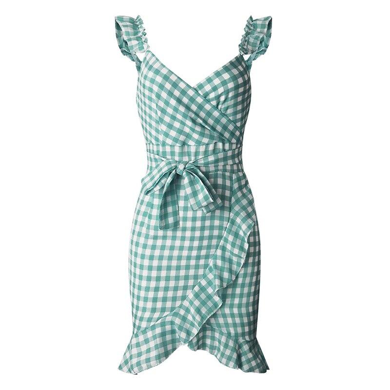 Rochie De Plajă Verde Vintage