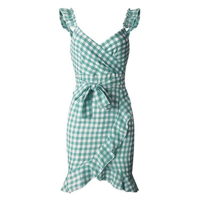 Rochie De Plajă Verde Vintage