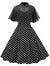 Rochie De Epocă Cu Buline Cu Voal