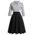 Rochie Vintage Neagra Cu Buline