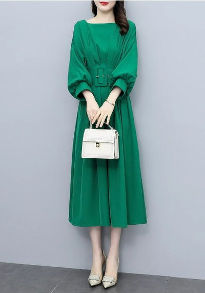 Rochie Verde De Calitate Vintage