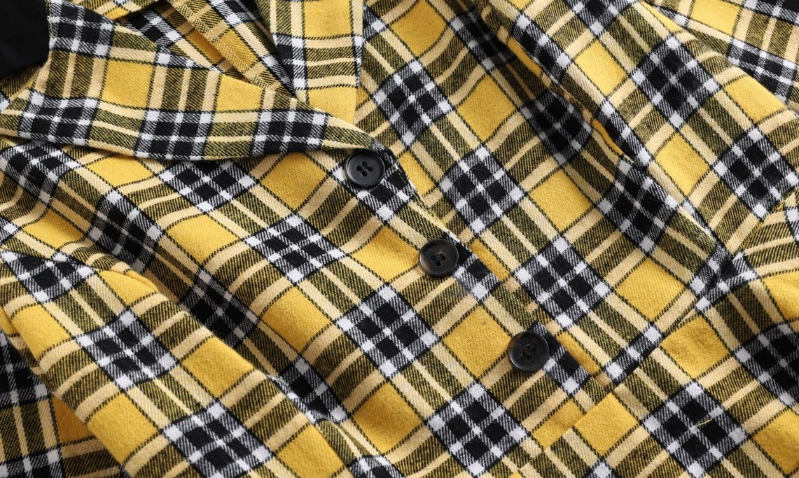 Rochie Vintage Cu Dungi Galbene Și Negre