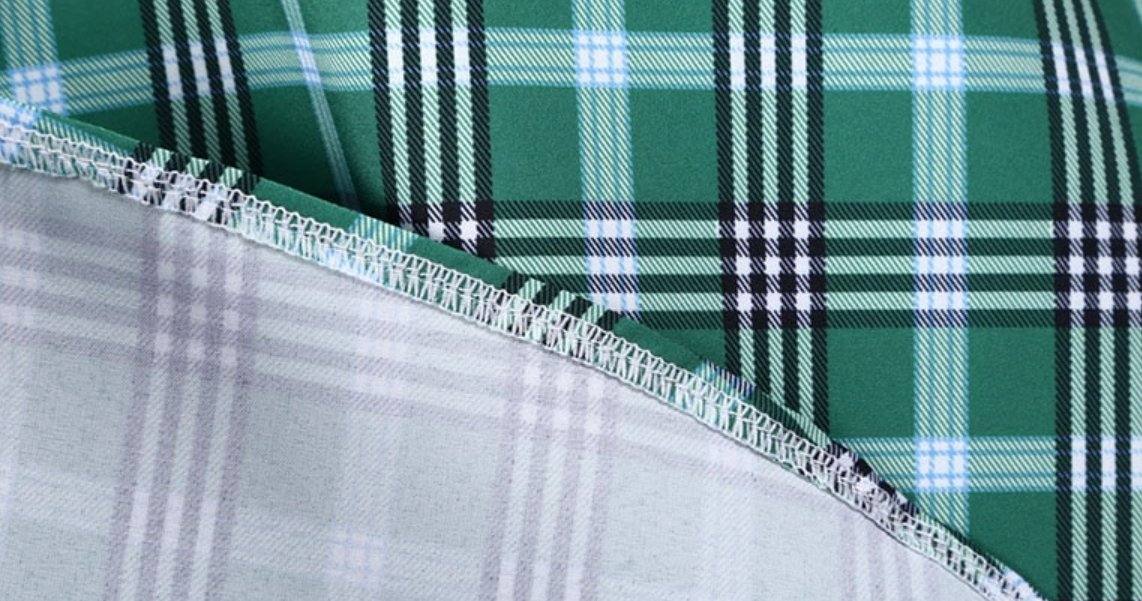 Rochie Vintage Cu Dungi Verzi Și Negre