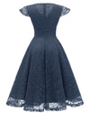Rochie De Recepție Vintage Bleumarin