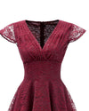 Rochie De Recepție Roșie De Epocă