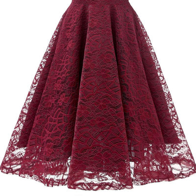 Rochie De Recepție Roșie De Epocă