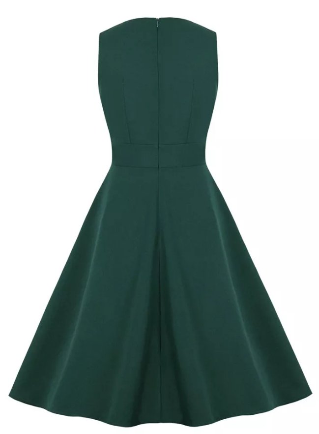 Rochie De Recepție Vintage Verde
