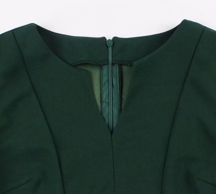 Rochie De Recepție Vintage Verde