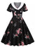 Rochie Vintage Rockabilly Flori Anii 50