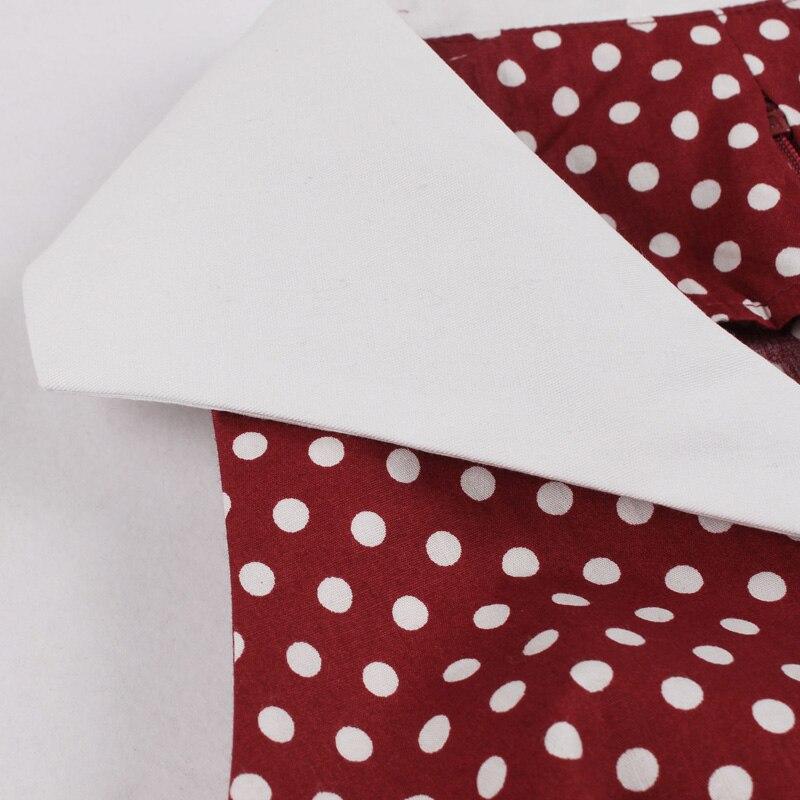 Rochie Vintage Din Bumbac Rockabilly Bordeaux