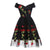 Rochie Vintage Rockabilly Dantela Neagra