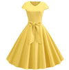 Rochie Galben Romantic Vintage