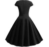 Rochie Romantică Vintage Neagră