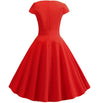 Rochie Roșie Vintage Romantică