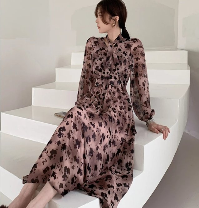 Rochie Vintage Roz Din Anii 1940