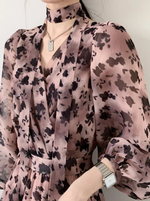 Rochie Vintage Roz Din Anii 1940