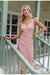 Rochie Vintage Cu Buline Roz