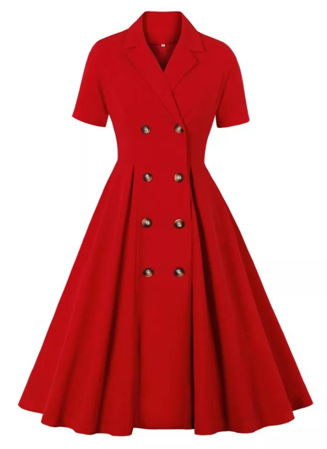 Rochie Vintage Red Liberty