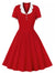 Rochie Vintage Roșie Pasiune