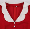 Rochie Vintage Roșie Pasiune