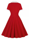 Rochie Vintage Roșie Pasiune